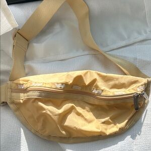 Vintage LeSportSac Belt Bag in Light Yellow